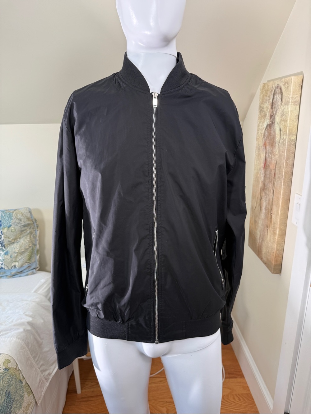 🖤 Outdoor Jacket Black Bomber Jacket Men’s Medium